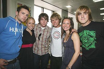 Mcfly with the 3am Girls from Daily Mail