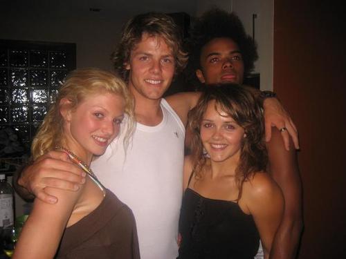 Cariba Heine with her friends from BWH