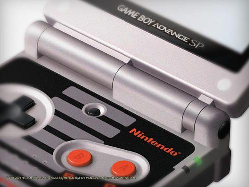  Gameboy Advance SP - Classic NES Closeup
