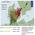 Lightning in Denmark - europe screencap