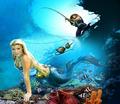 mermaid- fishin trip - fantasy photo
