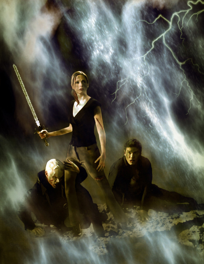 Buffy, la cazavampiros fan Art: Buffy,Spike,Angel.