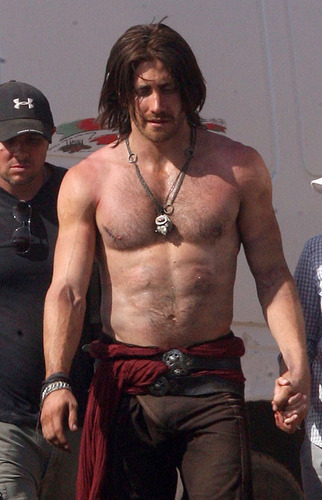  Jake on Set - Prince of Persia: The Sands of Time