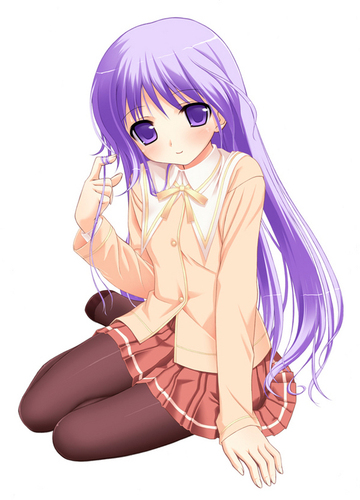  Purple hair