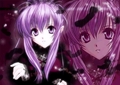 Purple hair - anime photo