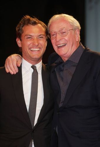 Two Great Smiles  Michael Caine and Jude Law