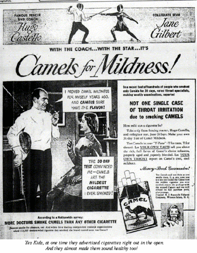  1948 キャメル, ラクダ cigarette ad