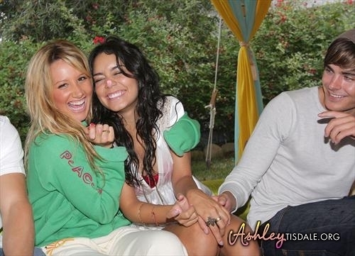 Ashley's 23rd Birthday Party - Vanessa Hudgens & Ashley 500x361