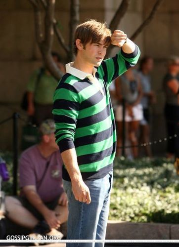 Chace on Set