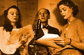 Dorothy doing a radio play 