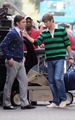 Nate on Set - chace-crawford photo