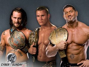  Randy Orton,CM Punk,and バティスタ（Batista）