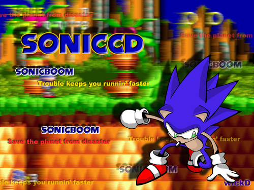  Sonic CD achtergrond