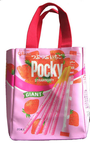  स्ट्रॉबेरी, स्ट्राबेरी Pocky Tote Bag