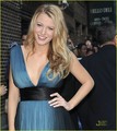 Blake at Letterman - gossip-girl photo