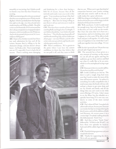 Spectrum Interview Page 8.