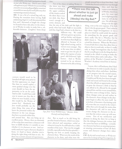 Spectrum Interview Page 5.