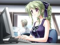 anime computer girl - anime-girls photo