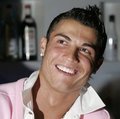 ronaldo wearing pink shirt - manchester-united photo