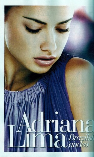 Adriana on the cover of The Best Shop - August 