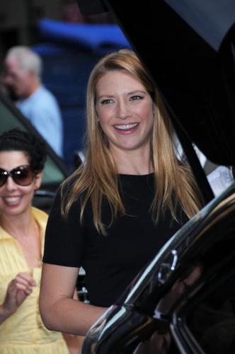  Anna arriving at Letterman