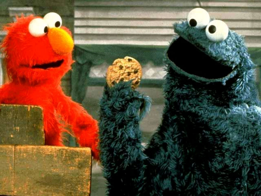 elmo and cookie monster wallpaper