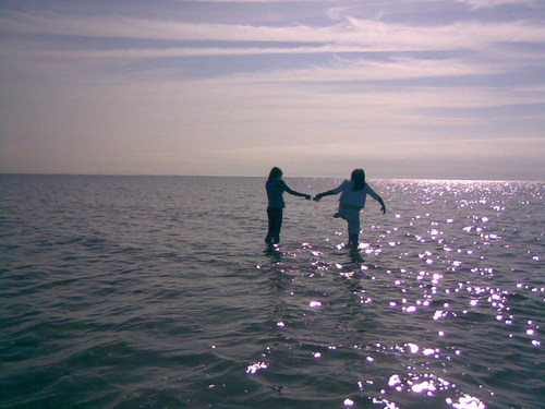  Me and 老友记 in the sea
