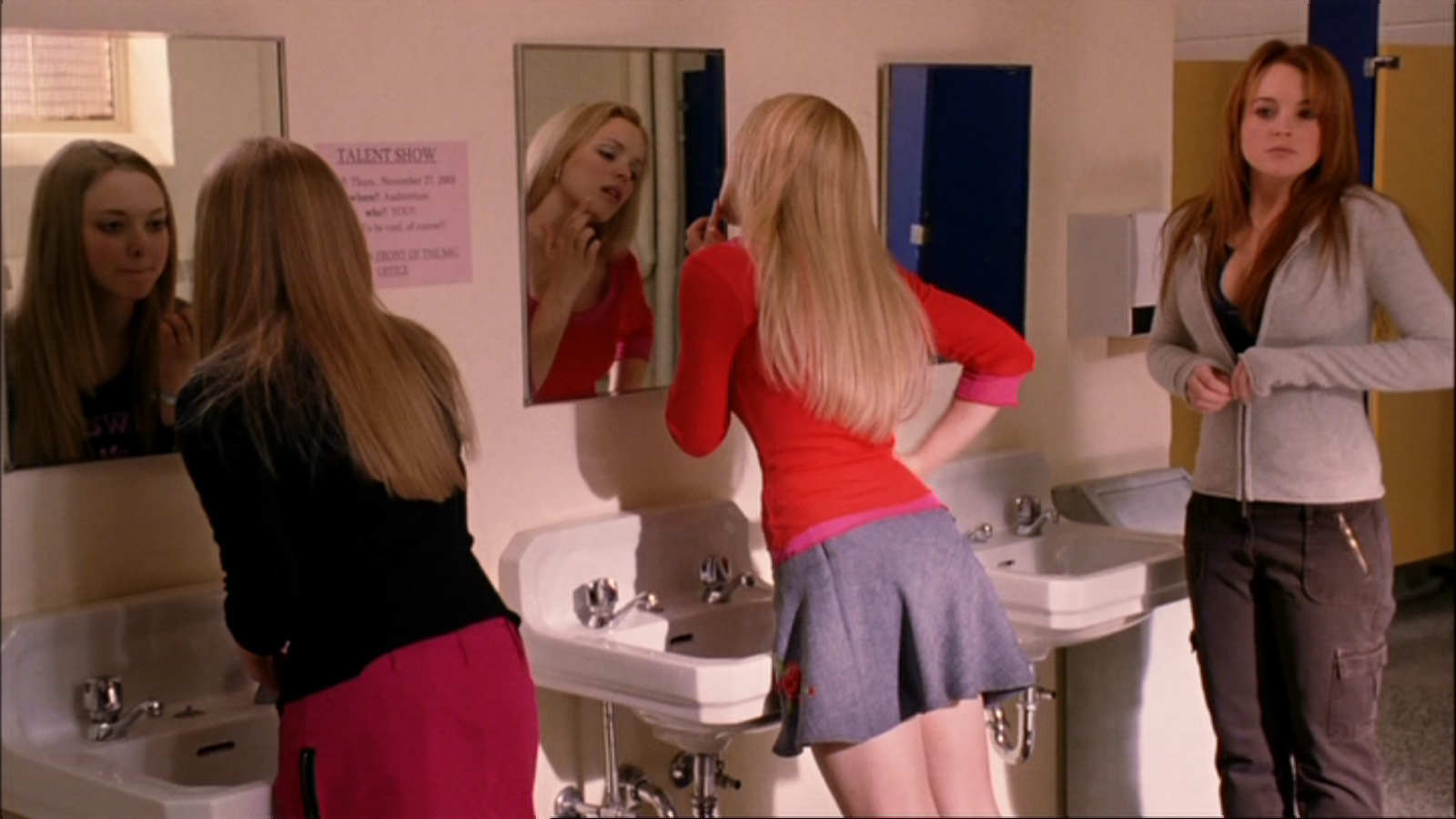 Screencap from the 2005 movie - 'Mean Girls'. 