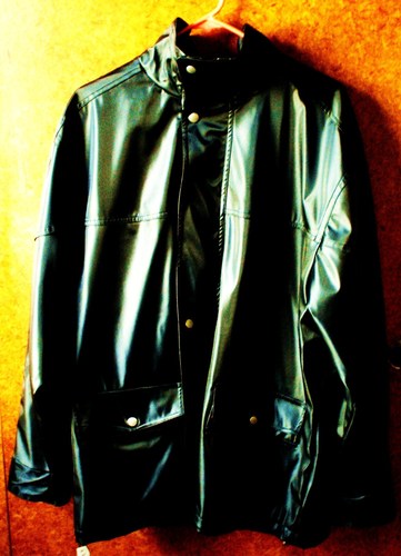 leather chaqueta