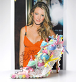 Blake designed a shoe for charity - gossip-girl photo