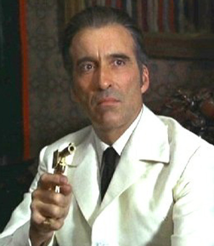 Christopher Lee in The Man With The Golden Gun