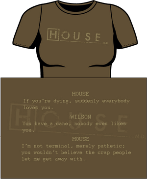  House MD T-shirts