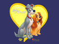 Lady and The Tramp - disney wallpaper