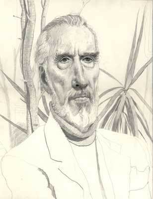  Christopher Lee drawing