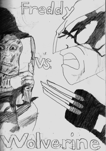  Wolverine vs. Freddy movie poster