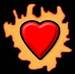 flame heart - one-tree-hill icon