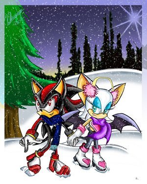  shadow and rouge ice skating