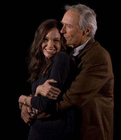  Angelina and Clint Eastwood Photoshoot