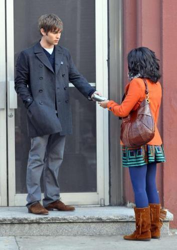  Chace and Jessica filming GG in Brooklyn