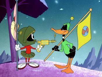 Duck Dodgers and Martian Marvin