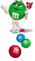 Green M&M - m-and-ms photo