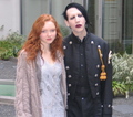 Lily and Marilyn Manson - lily-cole photo