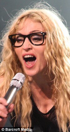  Madona Touring With Geeky Glasses