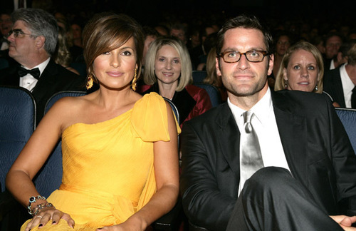  Mariska & Peter Hermann : 60th Annual Emmy Awards
