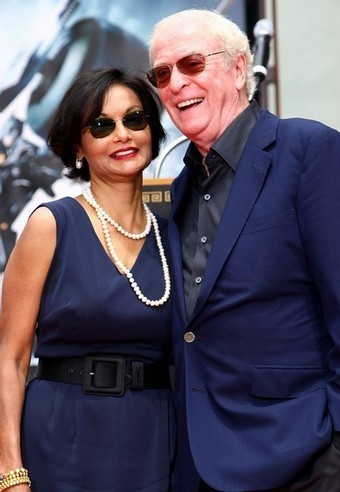Michael Caine and Wife, Shakira