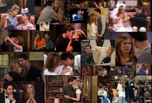  Ross and Rachel: throught the years