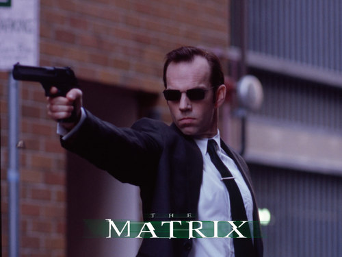  The Matrix Agent Smith kertas dinding