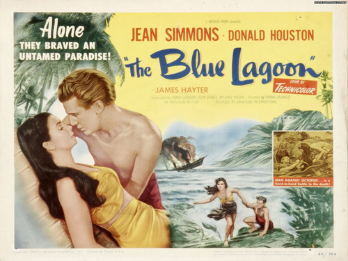  The Original Blue Lagoon Movie Poster