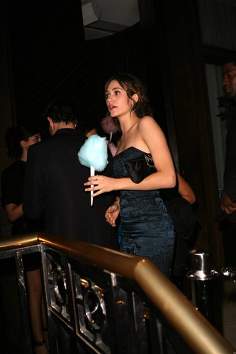 Emmy getting cotton candy