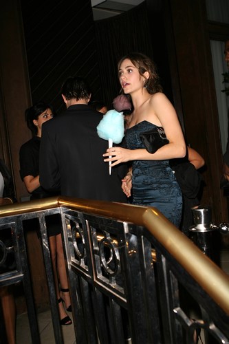 Emmy getting cotton candy
